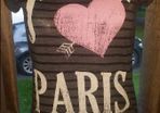Brand new Stradivarius grey Je t'aime Paris top size UK10 EUR38 Postage included