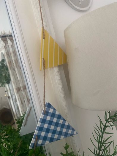 Shabby Chic Wooden Effect Bunting