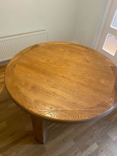Solid wood kitchen table