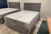 Divan bed complete with orthopaedic mattress