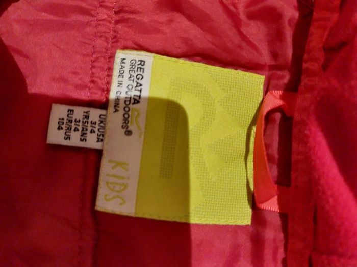 Girls Regatta Jacket - UK 3 - 4