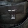 Vera Moda Collarless Biker Jacket faux leather Image 2