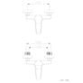 Auralum Chrome Bathtub Mixer Tap, Hand Held Shower Adjustable Holder And Shower Hose Image 7