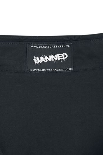 Banned Alternative Men's Trimmed Worker Shirt in Size 2XL (Brand New & Unopened)