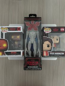 SEALED stranger things bundle x2 Funko pops and 12 inch figure