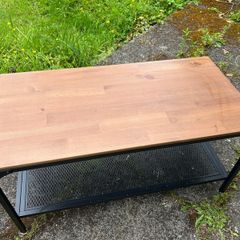Fjallbo coffee table (with paint splatter)
