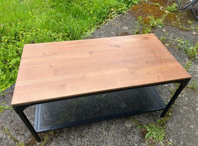 Fjallbo coffee table (with paint splatter)