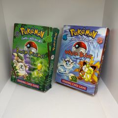 Vintage Pokemon Theme Deck Display Boxes Bundle