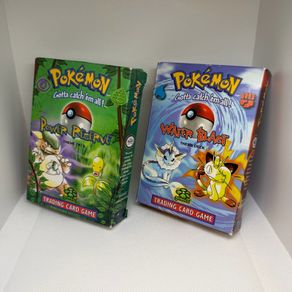 Vintage Pokemon Theme Deck Display Boxes Bundle