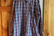 Tommy Hilfiger Mens Blue Red Check cotton shirt M including postage