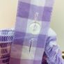 Pretty purple check summer dress Image 5