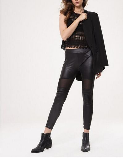 Fab Leather Look Leggings size 10