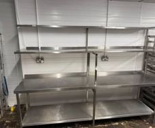 Stainless Steel Table & Shelving Unit