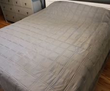 Super King  Bed Spread.Grey.