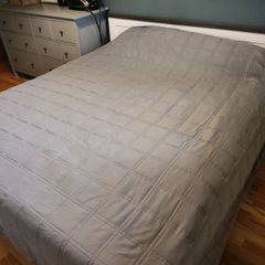 Super King  Bed Spread.Grey.