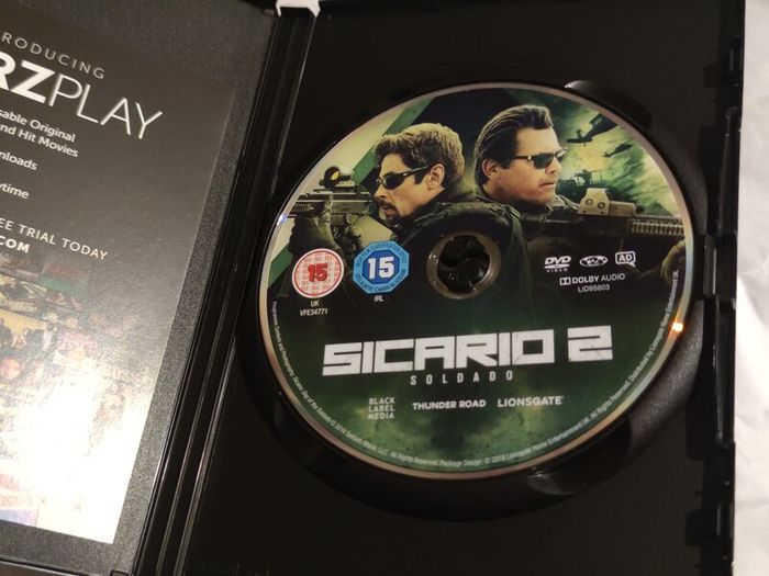 Sicario 2 Dvd