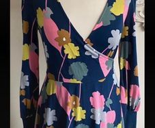 Boden Edie Floral Wrap Dress Size Uk8 Nwt