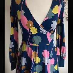 Boden Edie Floral Wrap Dress Size Uk8 Nwt