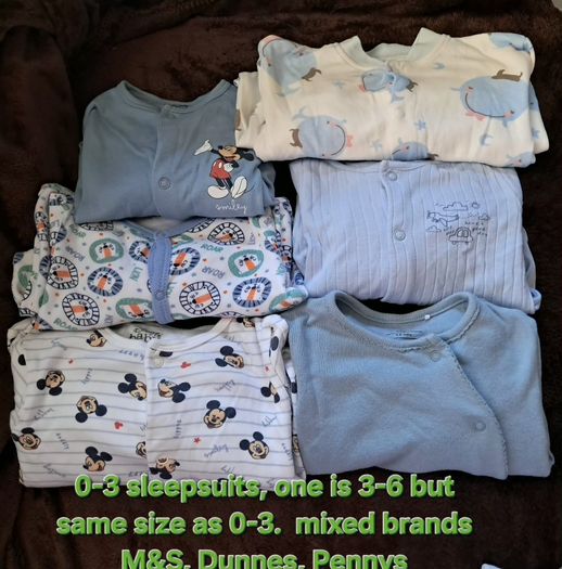 sleepsuits 100% cotton