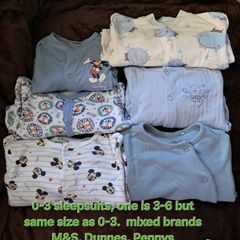 sleepsuits 100% cotton
