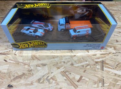 Gulf Diorama Boxset Premium Hot Wheels