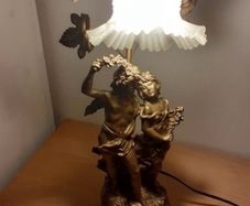 Vintage French Baroque Style Table Lamp Needs Repair