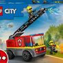 LEGO City 2025 Fire Engine Ladder Truck with Two Firefighters 82 pcs Code 60463 Image 3