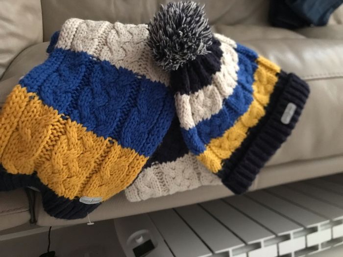 scarf and hat