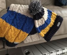 scarf and hat