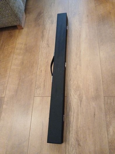 snooker cue and hardcase. John parrot.
