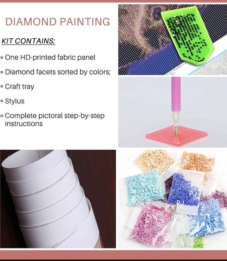 5D Diamond Painting, Complete Diamond Embroidery Kits for Adults, Christmas present