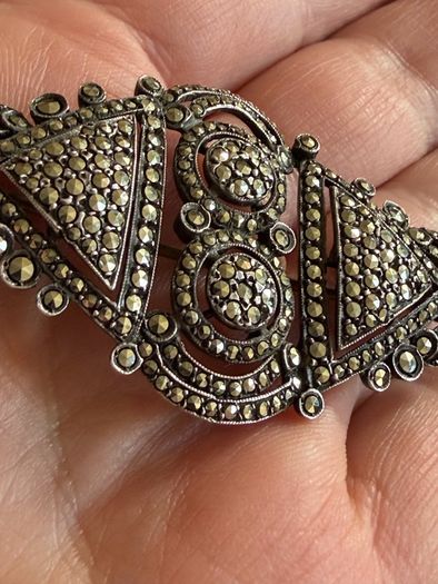 silver brooch