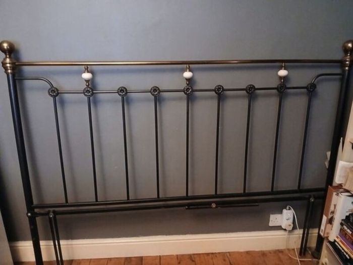 Wrought Iron Superking Headboard