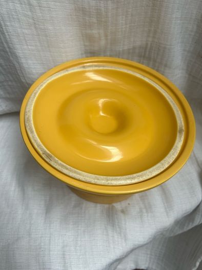 Large Vintage Yellow Fiesta Kitchen Kraft Line