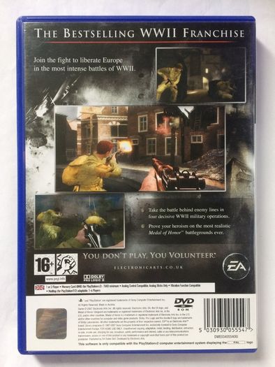 Medal Of Honor: Vanguard [2007] (Playstation 2 Game) [PAL]