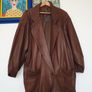 Leather Coat Size Uk 14 Image 5