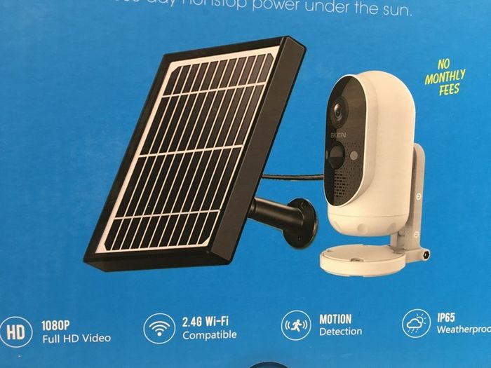 Wi-Fi Camera Battery Camera with Solar Panel