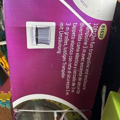 Plum 10ft Trampoline with Safety Enclosure & Accessories - Unopened in box
