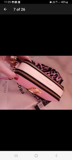 Marc Jacobs Snapshot Saffiano Leather Camera Bag - Pink - BNWT RRP 395