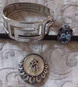 Bracelet,  Brooch & Ring Set , Very Nice Set