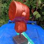 Vintage Terracotta Bust on Stand Image 9