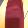 Oasis A-Line Corduroy Skirt in Rust Red Size 10 Image 3