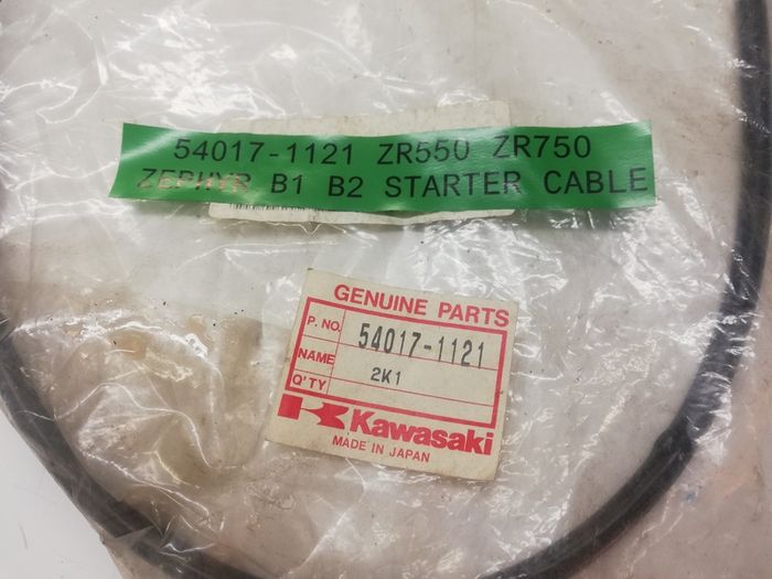 Kawasaki ZR550 ZR750 Zephyr B1 B2 Choke Cable