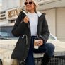 Brand New TOMEEK Women's Winter Jacket Hooded Long Parka with Teddy Fleece Lining Image 8