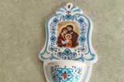 Ceramic-effect polymer holy water Font