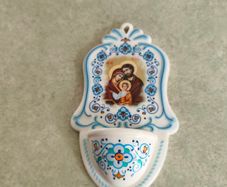 Ceramic-effect polymer holy water Font