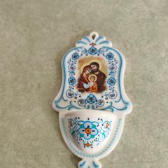 Ceramic-effect polymer holy water Font