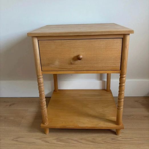 Zara Home Oak Bedside Locker