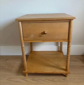 Zara Home Oak Bedside Locker