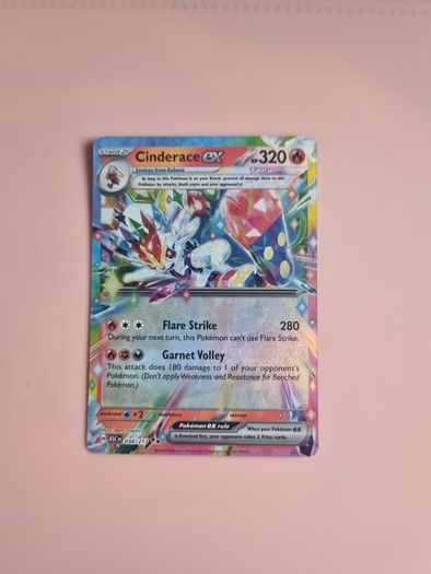 Cinderace Ex (038/137) Pokemon Card from Ascending Hereos